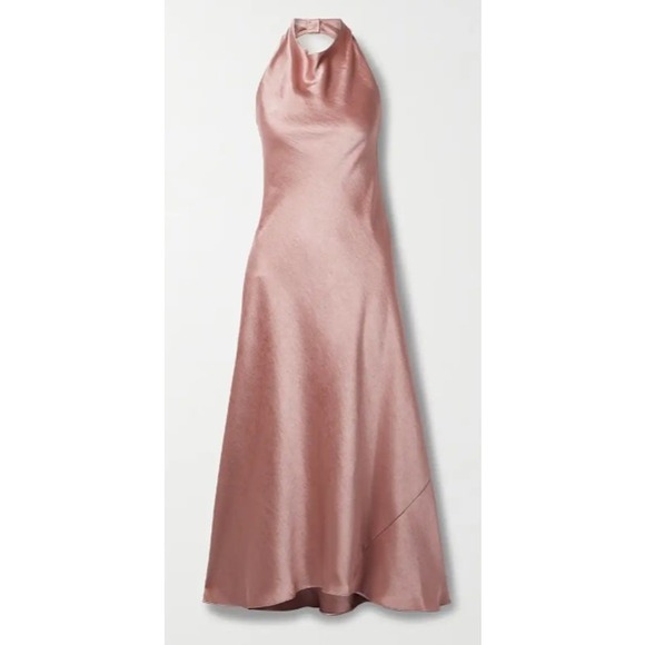 Vince Dresses & Skirts - VINCE‎ Open-back recycled-satin maxi dress NWOT Size Medium